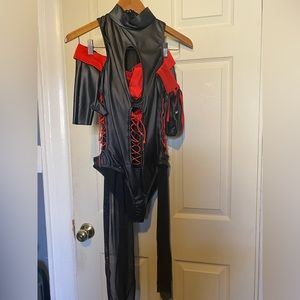 Ninja custom, color black with red, used one time only.